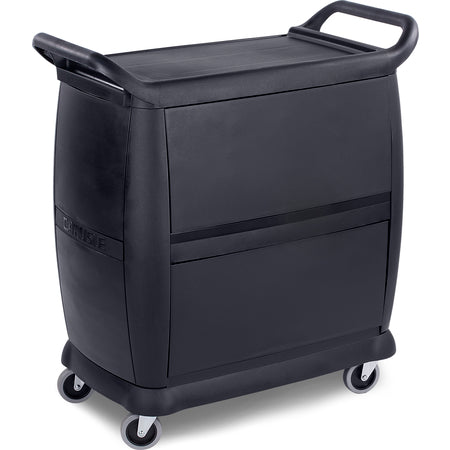 Carlisle CP203603 18" x 36" Black Polypropylene Panels for Small Bussing Cart