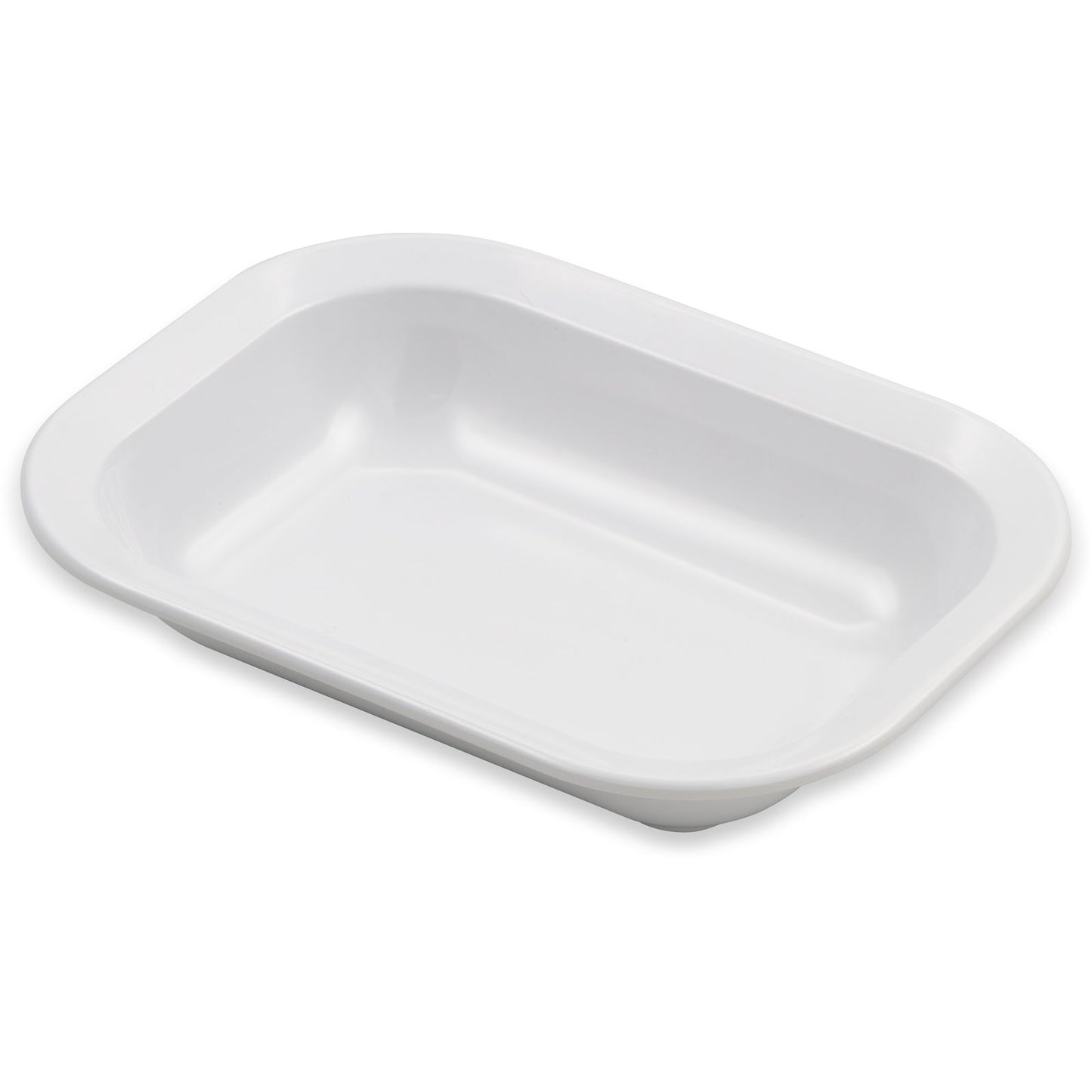 Carlisle 4374502 28 oz White Rectangle Melamine Baker Server