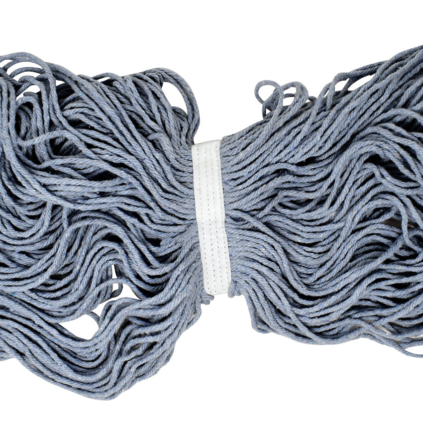 Omcan 80871 Blue Yarn Mop Head - Cut End