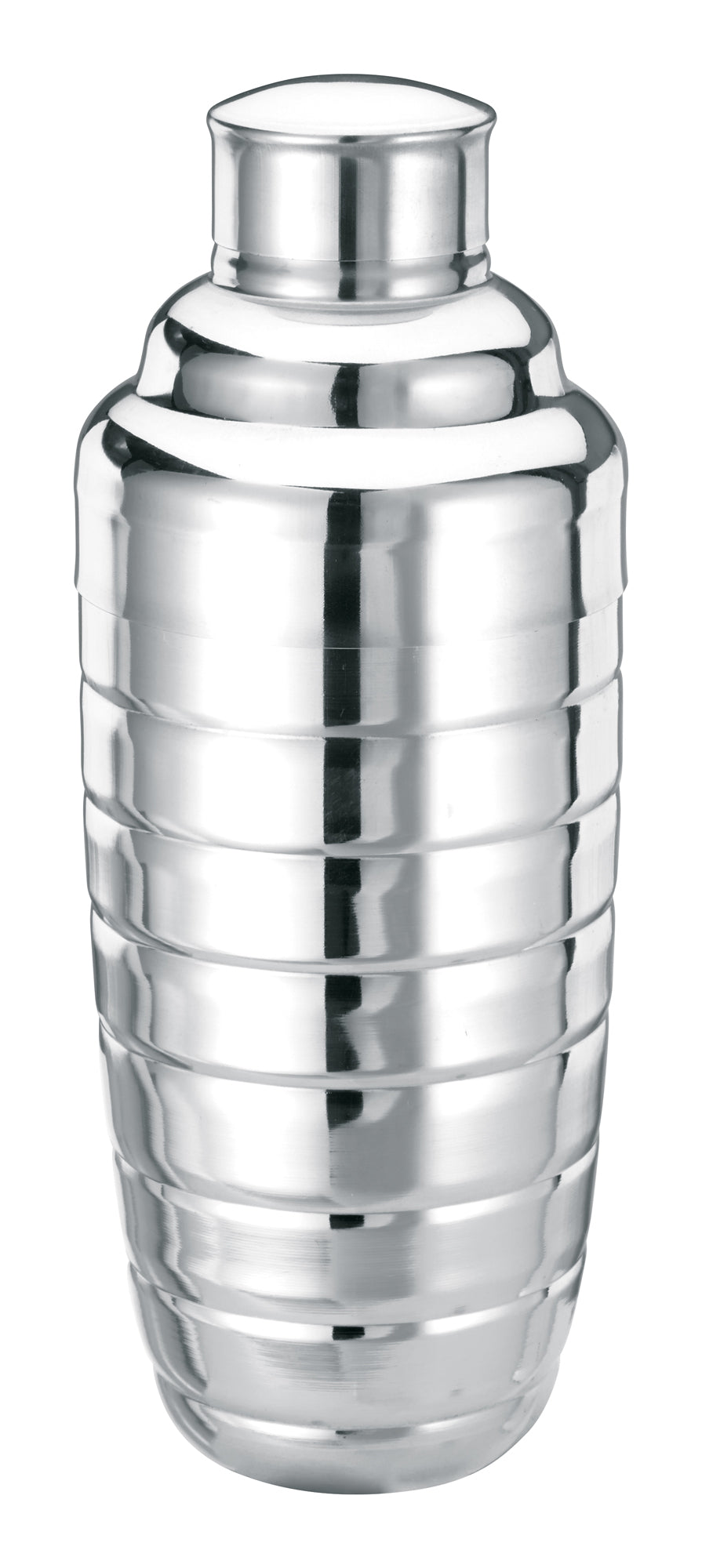 Winco BS-3B 24 oz. Stainless Steel 3-Piece Beehive Bar Shaker Set