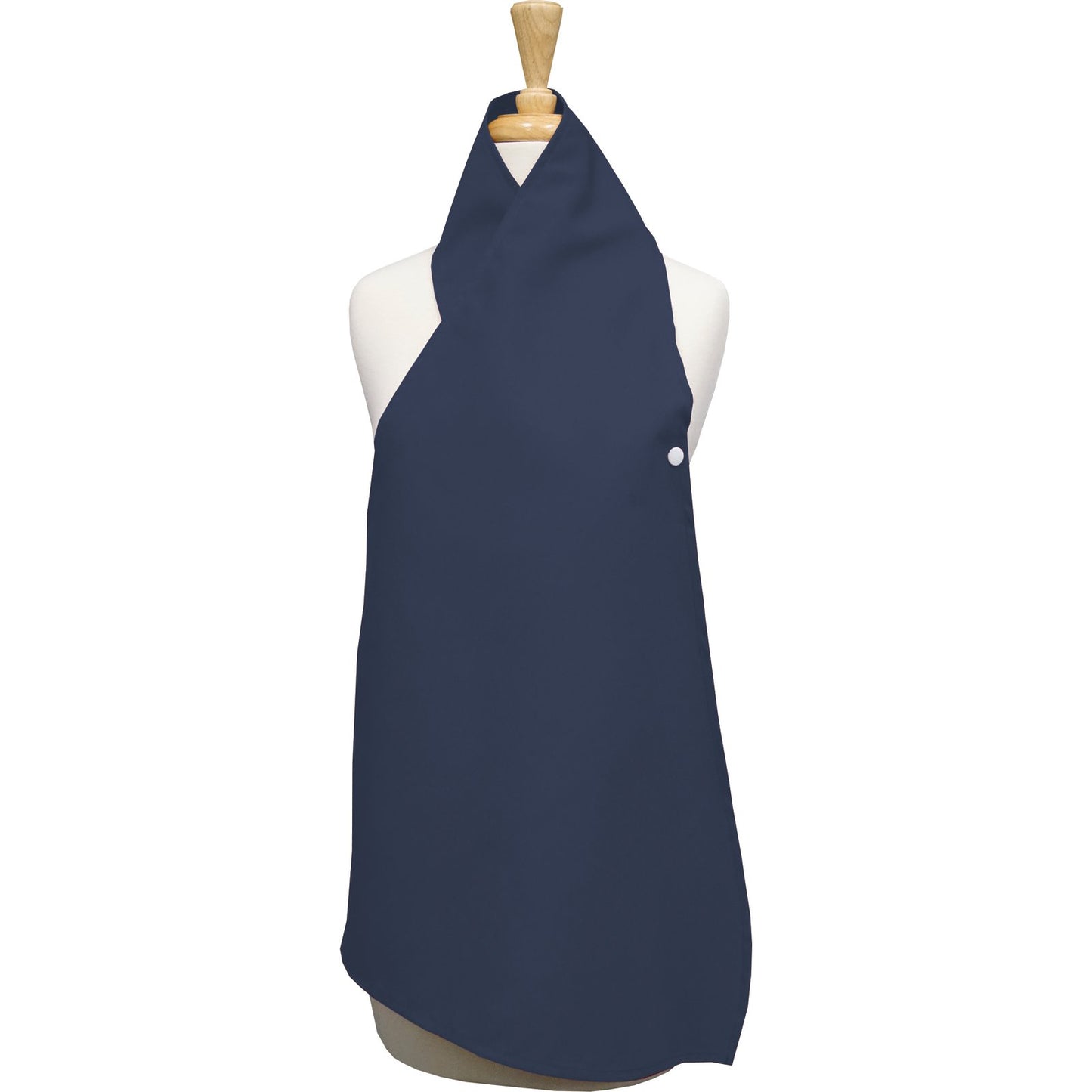 Snap Drape 54482534DS011 34" x 25" Navy 50% Spun Polyester/50% Filament Dining Scarf