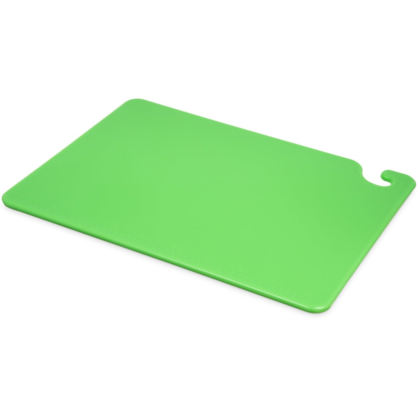 San Jamar CB152012GN 15" x 20" x 0.5" Green Cut-N-Carry Cutting Board