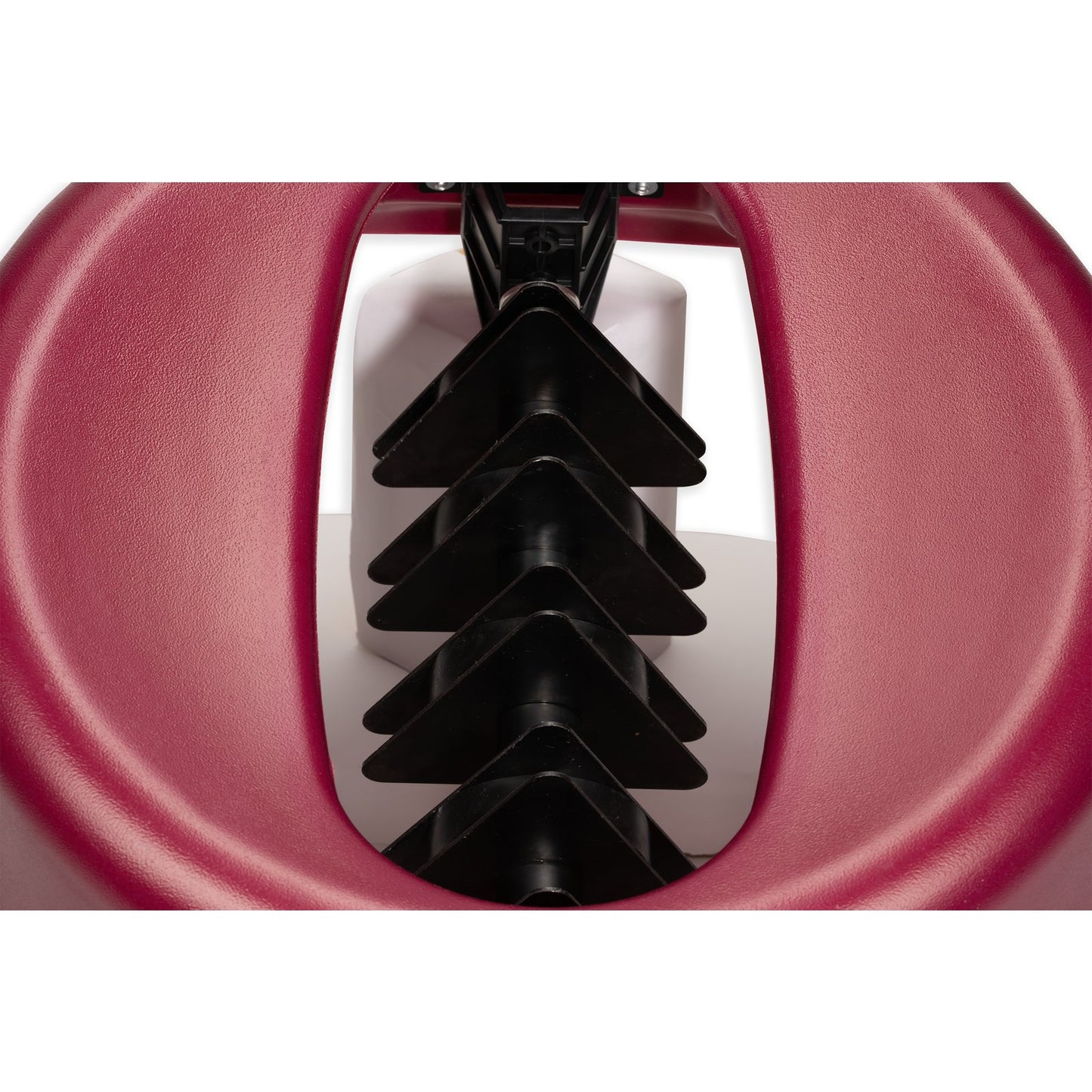 Carlisle KA3200 Burgundy Polyethylene KatchAll Magnetic Flatware Retriever Trash Can Lid