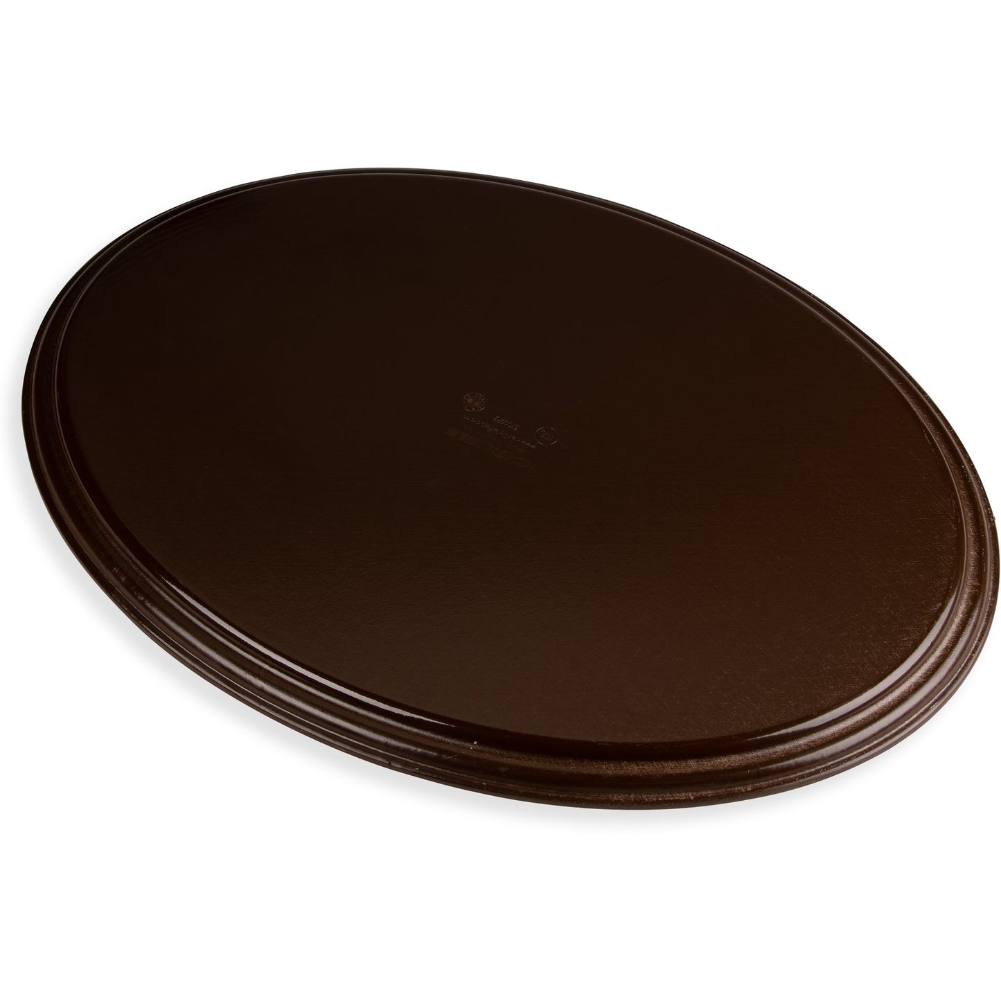 Carlisle 3100GR2076 31" x 24" Brown Oval Griptite 2 Tray