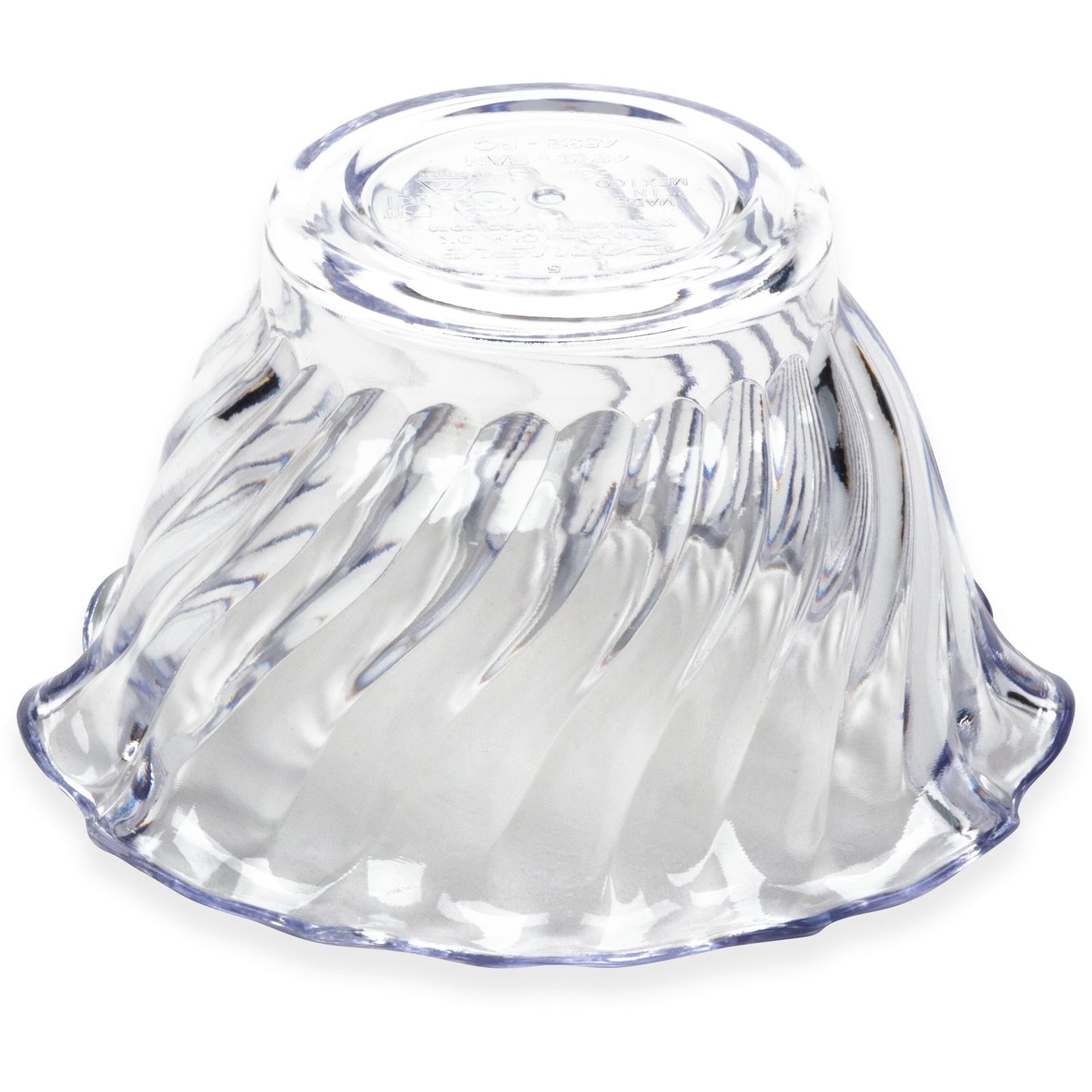 Carlisle 453207 5.4 oz 3-3/4" Clear Polycarbonate Tulip Dessert Dish
