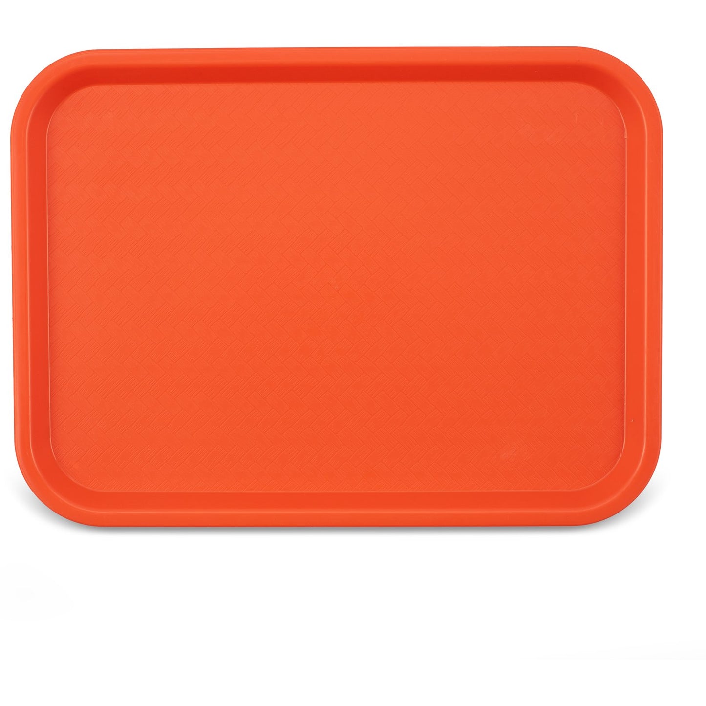 Carlisle CT121624 12" x 16" Orange Cafe Fast Food Cafeteria Tray