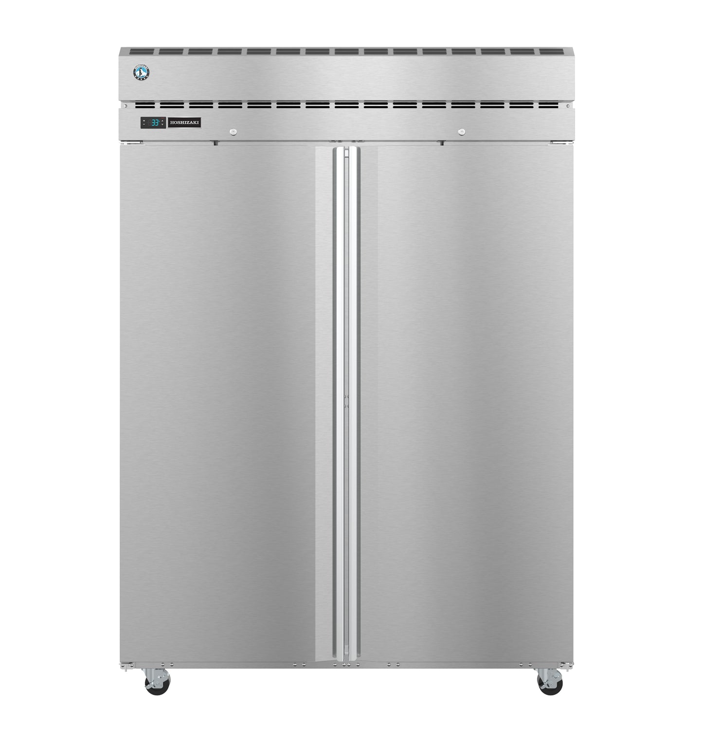 Hoshizaki PT2A-FS-FS Two Section Full Stainless Door with Lock Upright Pass Thru Refrigerator