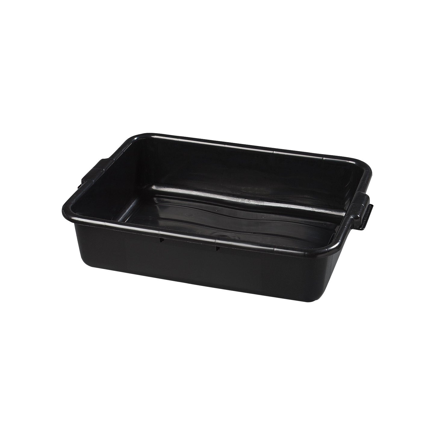 Carlisle 4401003 15" x 20" x 5" Black Comfort Curve Bus Box Skid