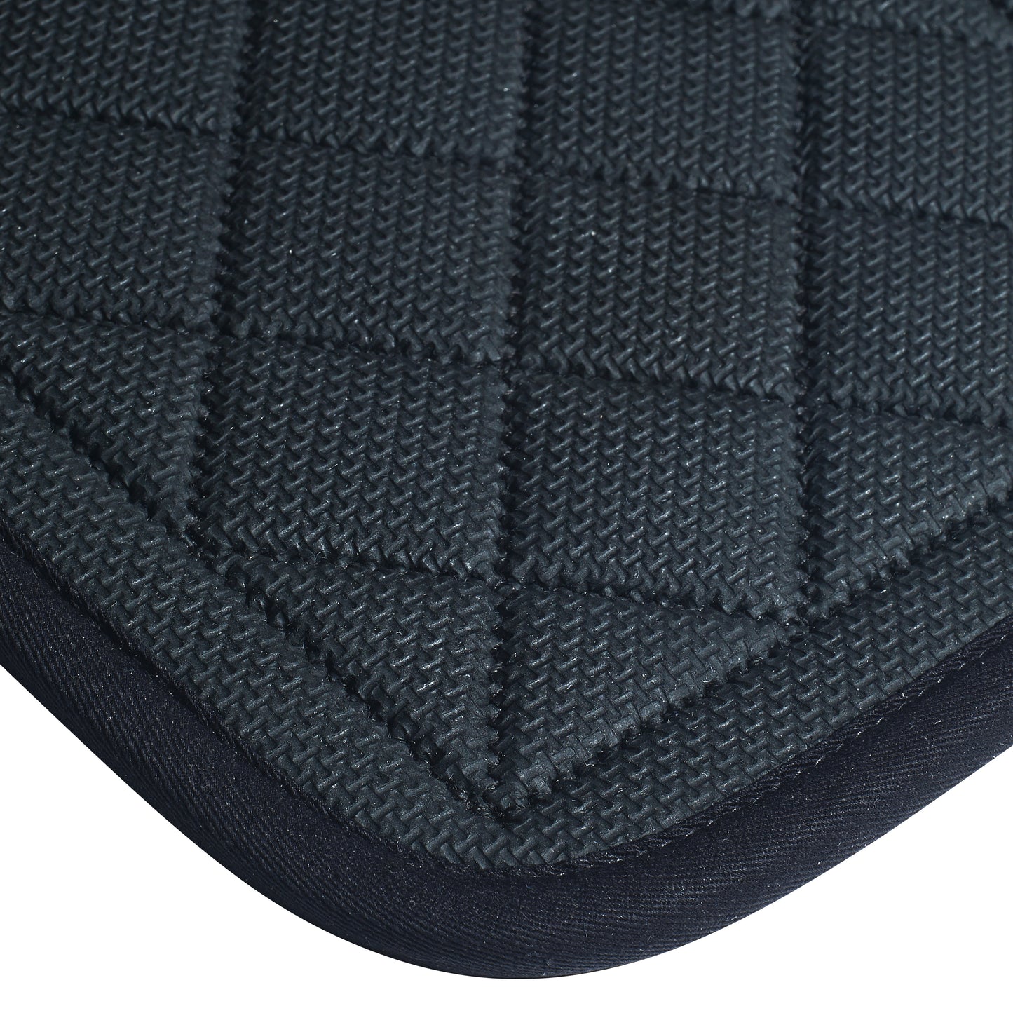 Winco PH-8N 8" x 8" Black Neoprene Pot Holder