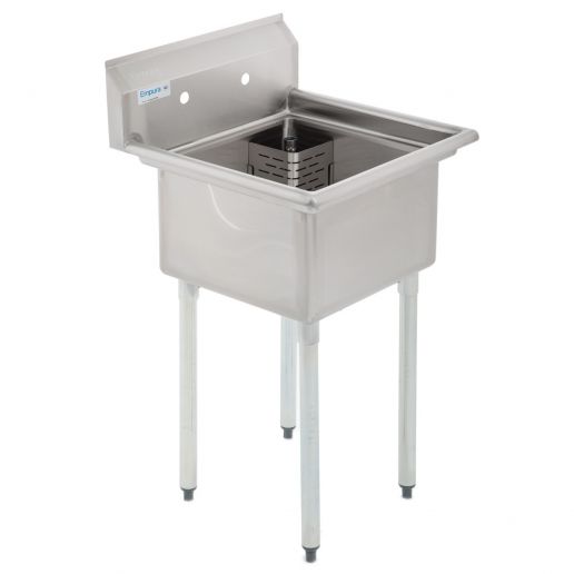 Bishop S1C181811 18"x18" Single Compartment Sink