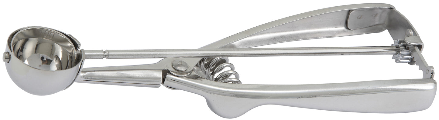 Winco ISS-100 3/8 oz. Stainless Steel Disher/Portioner