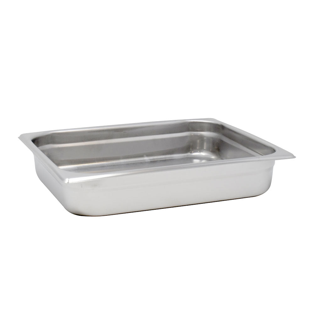 Omcan 80262 Half-size Stainless Steel Anti-Jam Steam Table Pan - 2.5" Deep