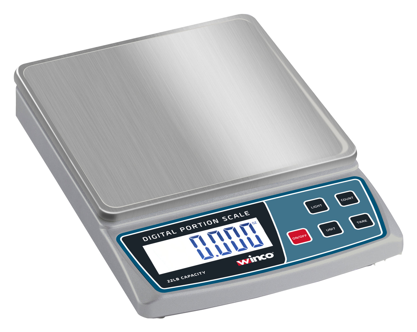 Winco SCAL-D22 22 Lb Digital Portion Control Scale