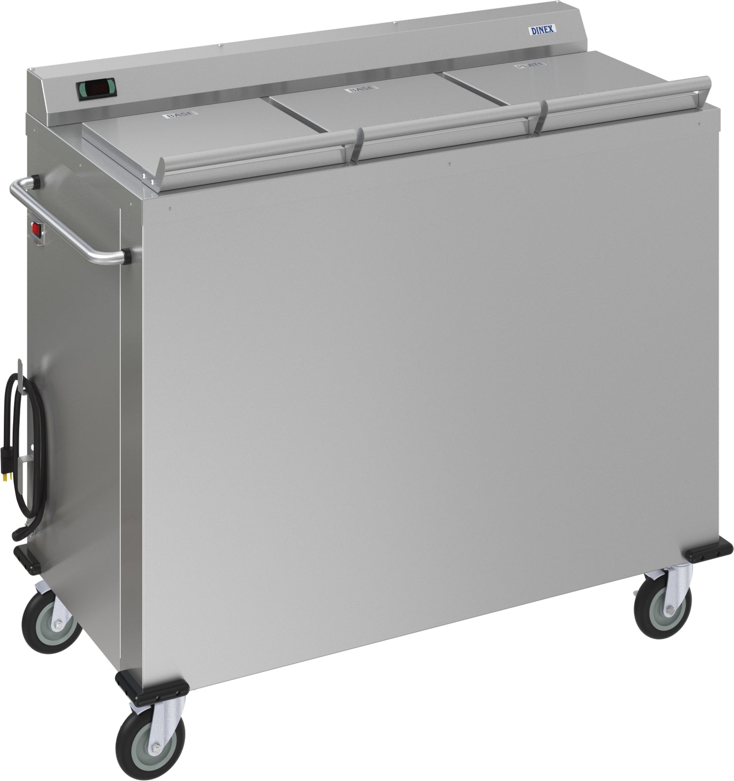 Dinex DXPSBH3P 10.00" Plates 3 Silo Stainless Steel Colossus Plate Heater
