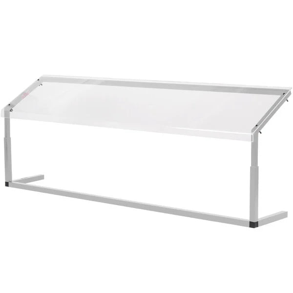 Carlisle 927207 73-1/4" Clear Adjustable Single-Sided