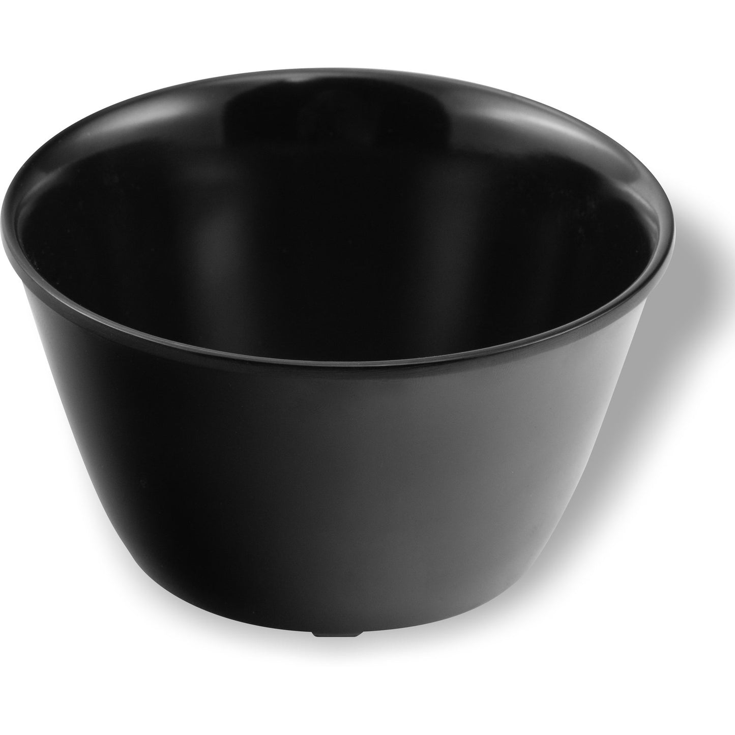 Carlisle 4354003 8 oz Black Dallas Ware Melamine Bouillon Cup Bowl