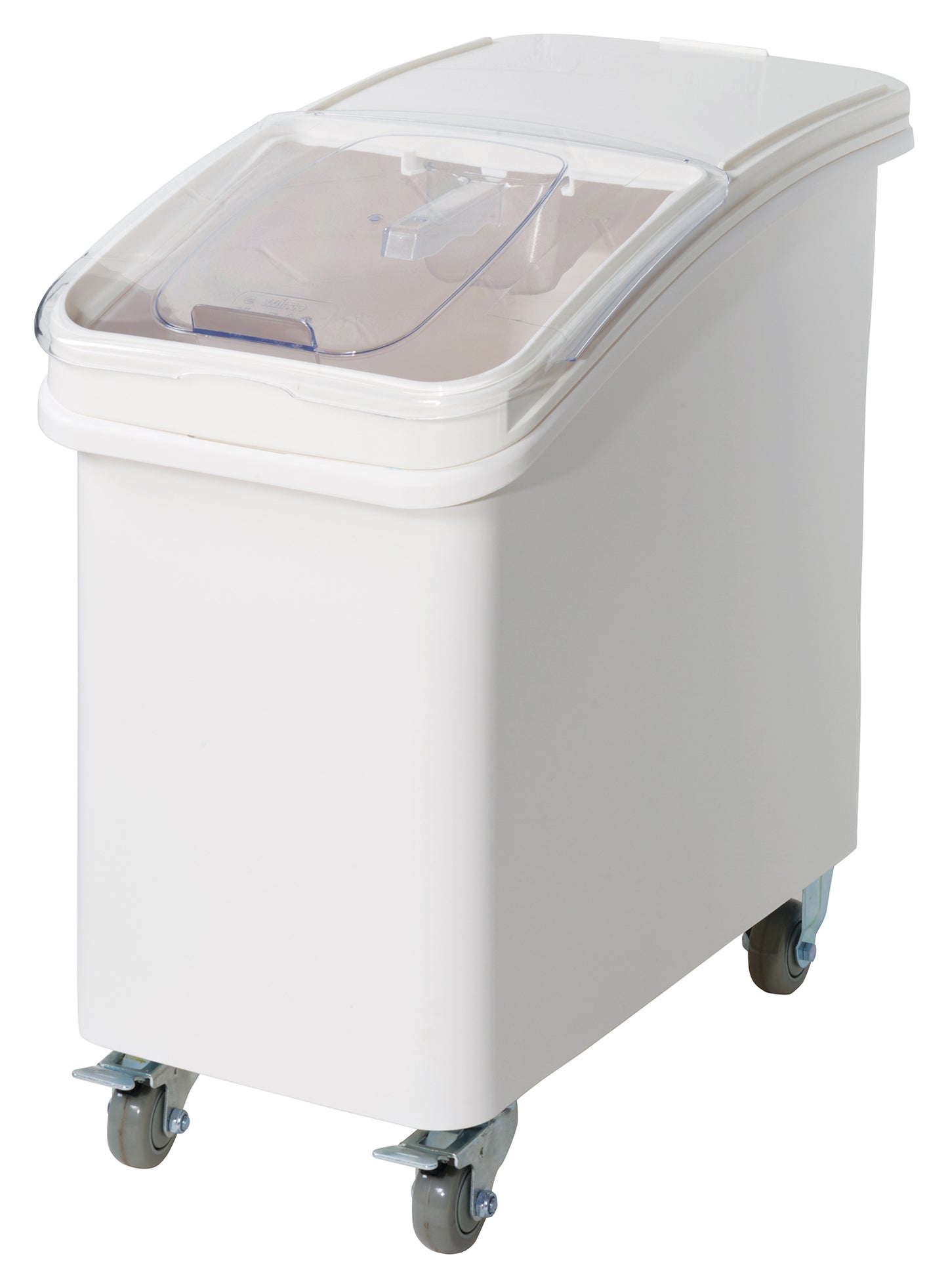 Winco IB-27 27 Gallon Ingredient Bin w/ Brake Casters and Scoop