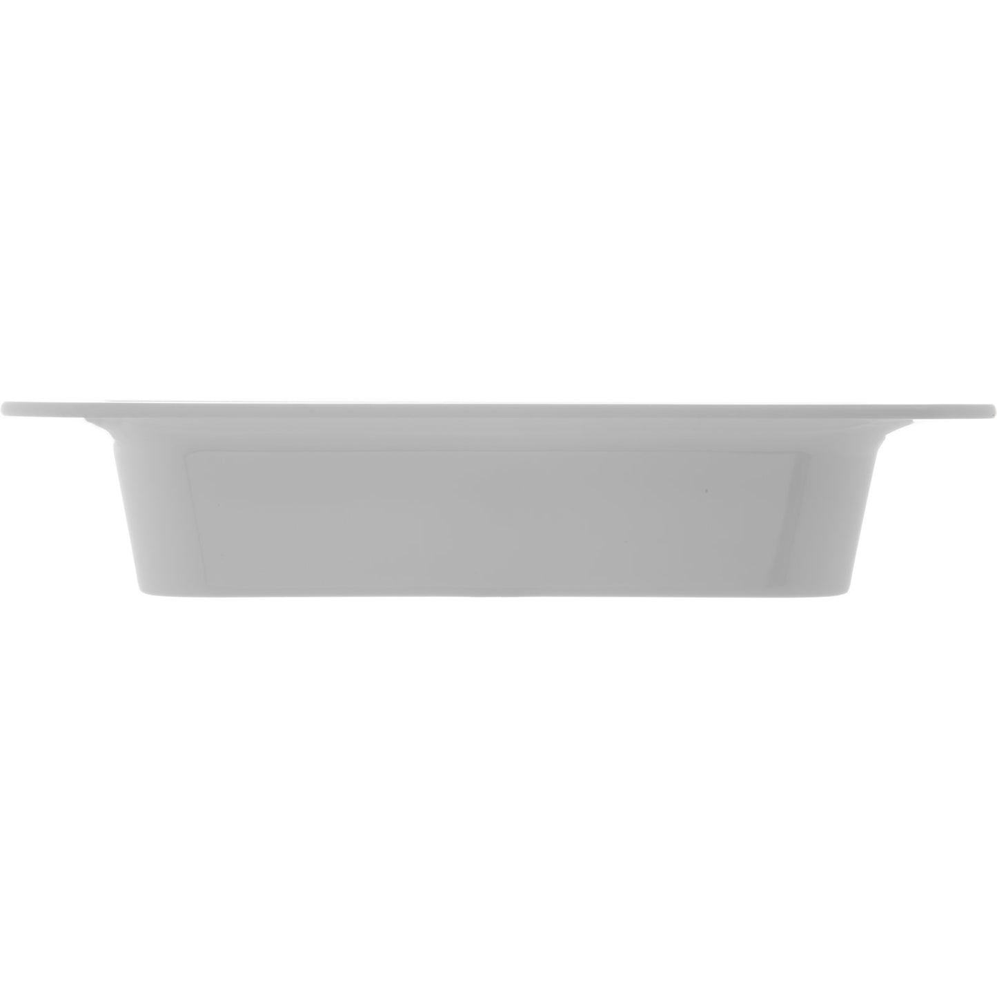Carlisle 4446202 2-1/2" White Melamine Designer Displayware Third Size Food Pan