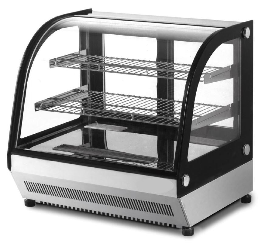 Cardinal CCR-30C 30" Curved Glass Countertop Refrigerated Display Case