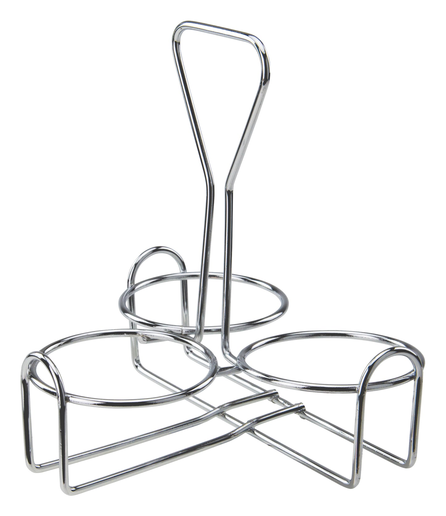 Winco WH-4 Chrome-Plated Cruet Rack for Condiment Jars