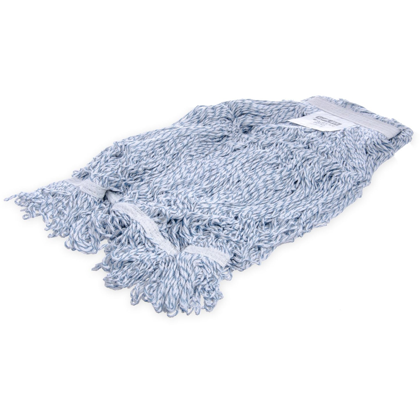 Carlisle 369674B14 24 oz Large Blue Rayon Cotton Blend Flo-Pac Mop Head with 1/2" Band