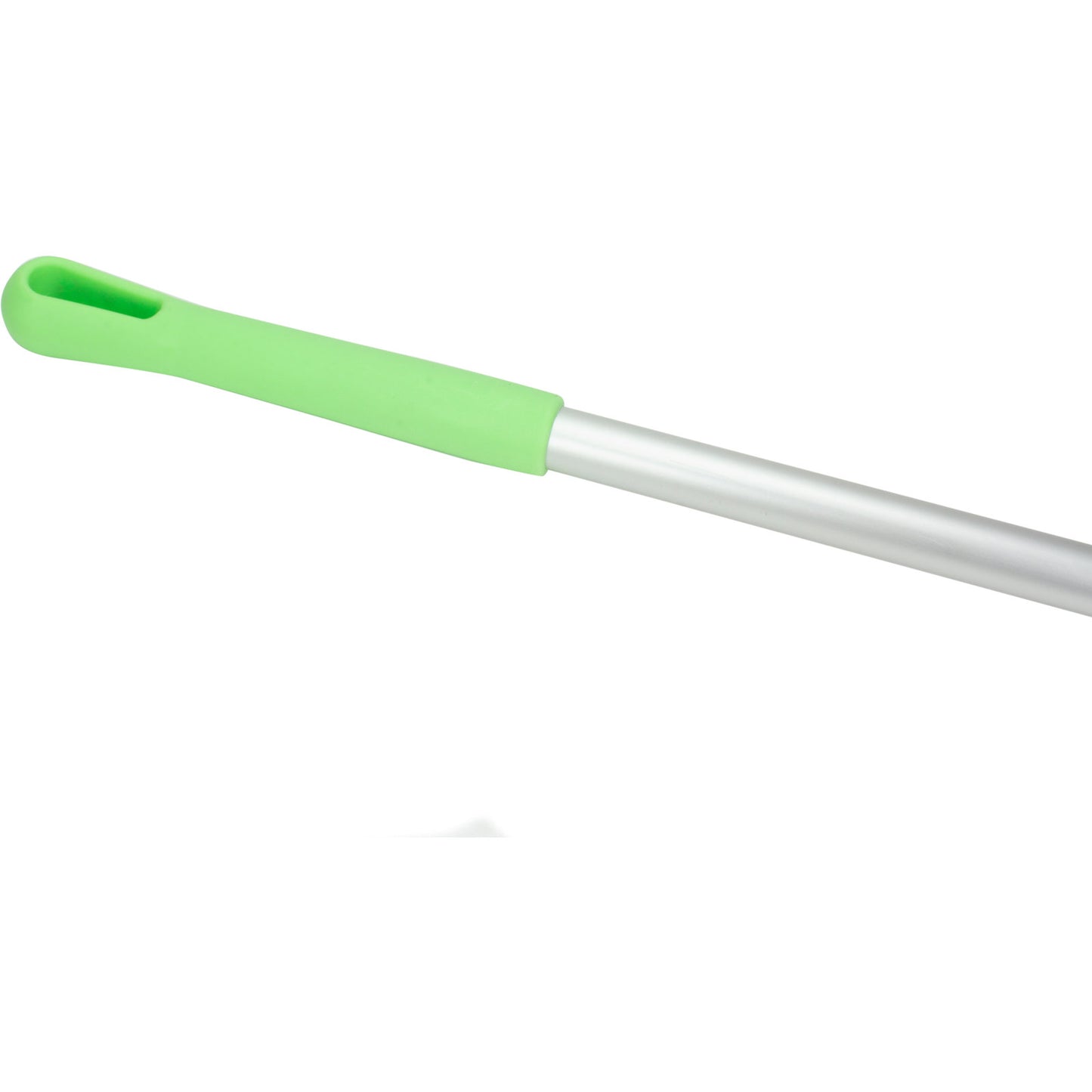 Carlisle 40246EC75 30" Lime Natural Aluminum Handle with Color-Coded Tip and Hang Up Cap
