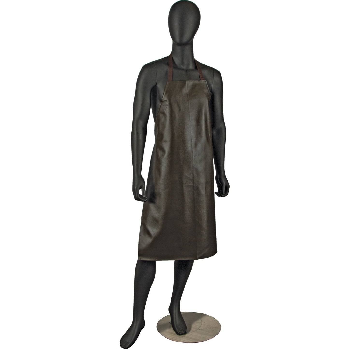 Carlisle 604VBA37-BR 25" x 37" Brown Proprietary Blend Vinyl Bib Apron