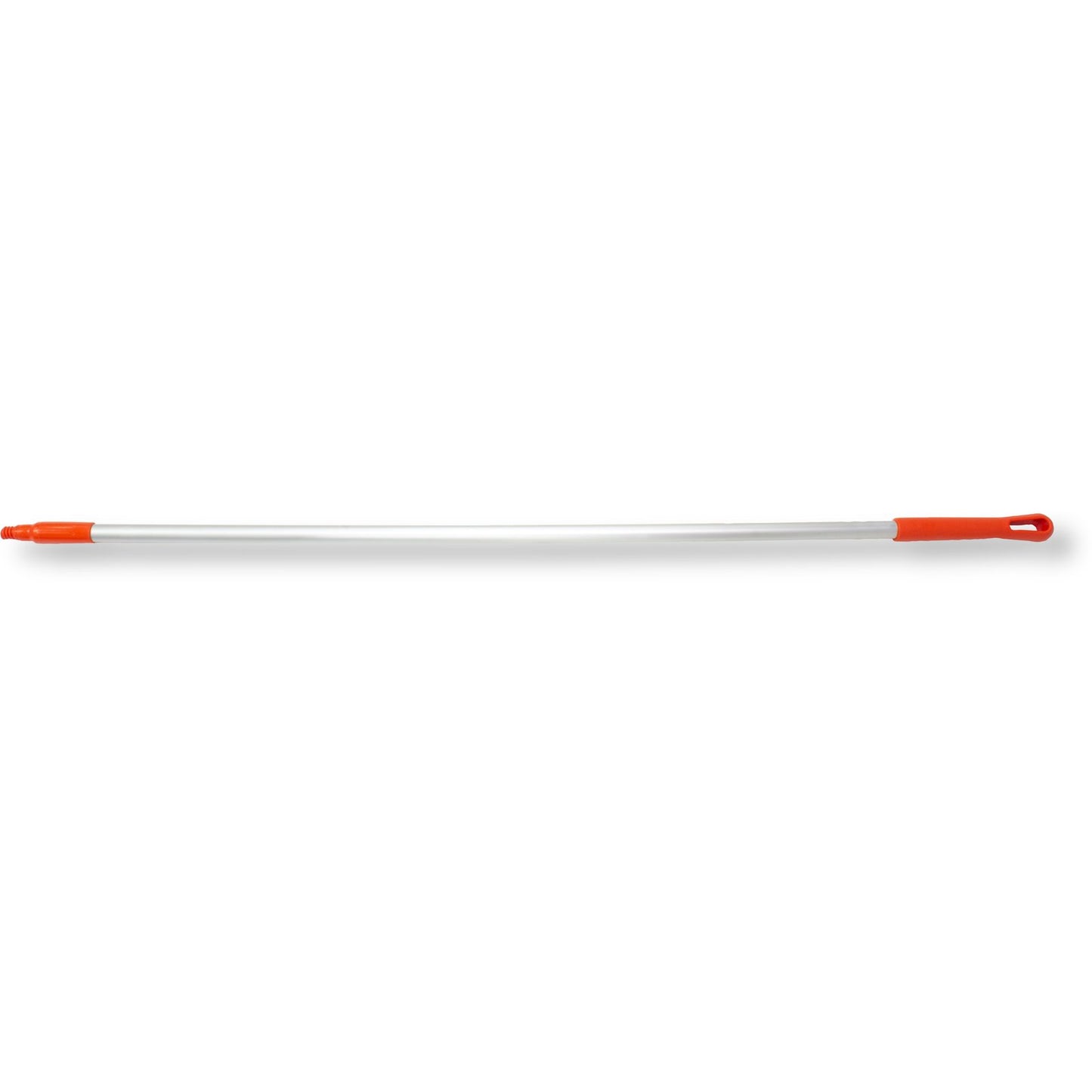 Carlisle 40226EC24 60" Orange Natural Aluminum Handle with Color-Coded Tip and Hang Up Cap