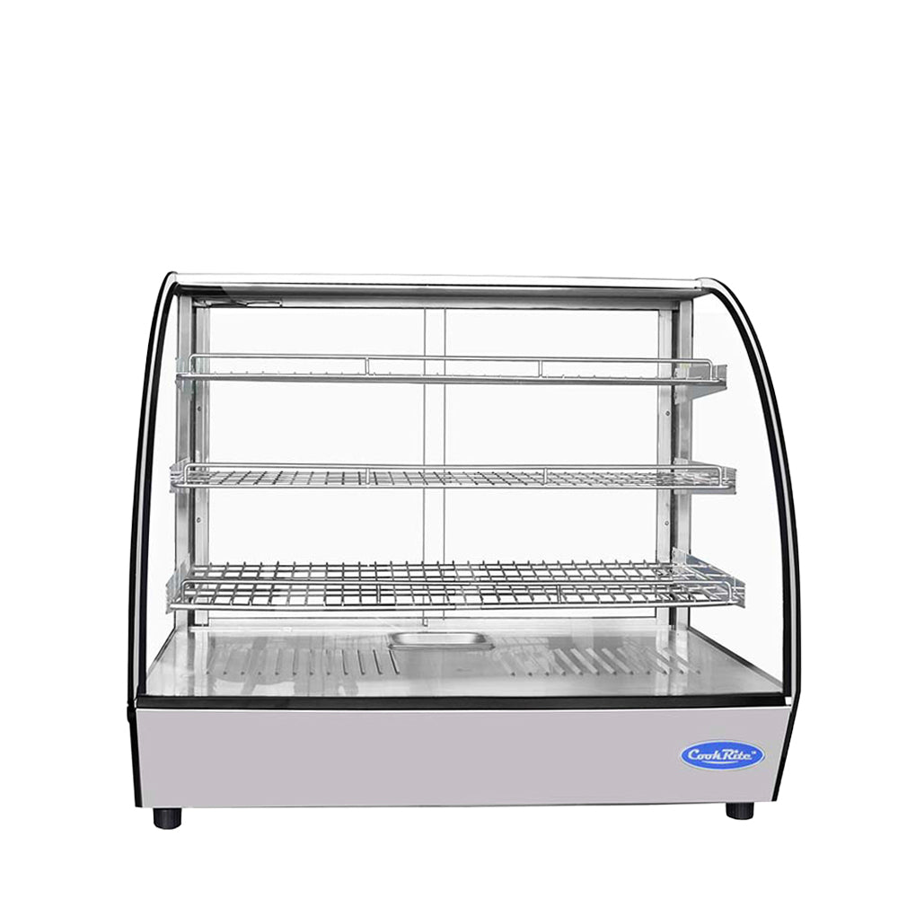 Atosa CHDC-44 4.4 Cuft Curved Countertop Heated Display