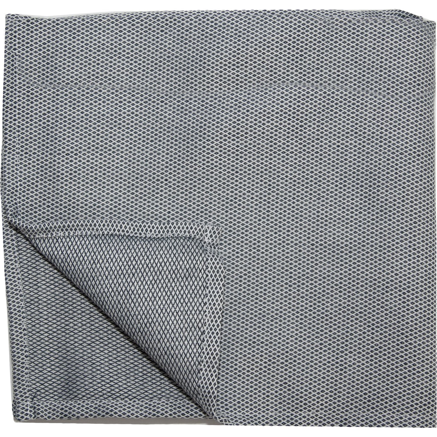 Snap Drape 54432020NH195 20" x 20" Navy Spun Polyester Microfiber Milan Birdseye Napkin