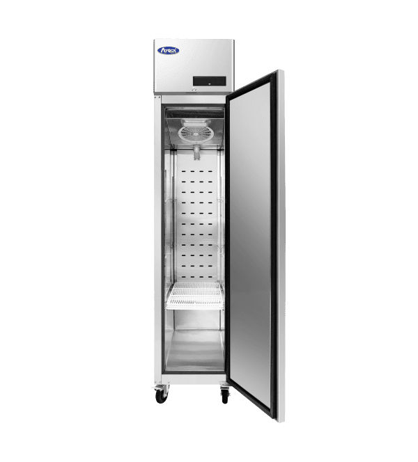 Atosa MBF15RSGR Single Door Top Mount Slim Reach-In Refrigerator