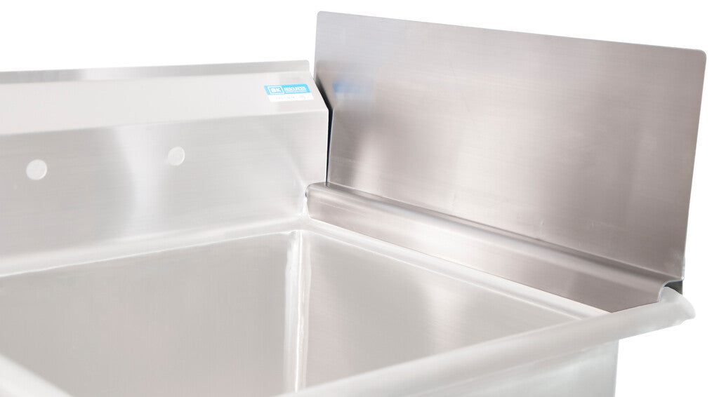 BK Resources BKS-RES-30 Stainless Steel Reversible End Splash for 30" Bowl
