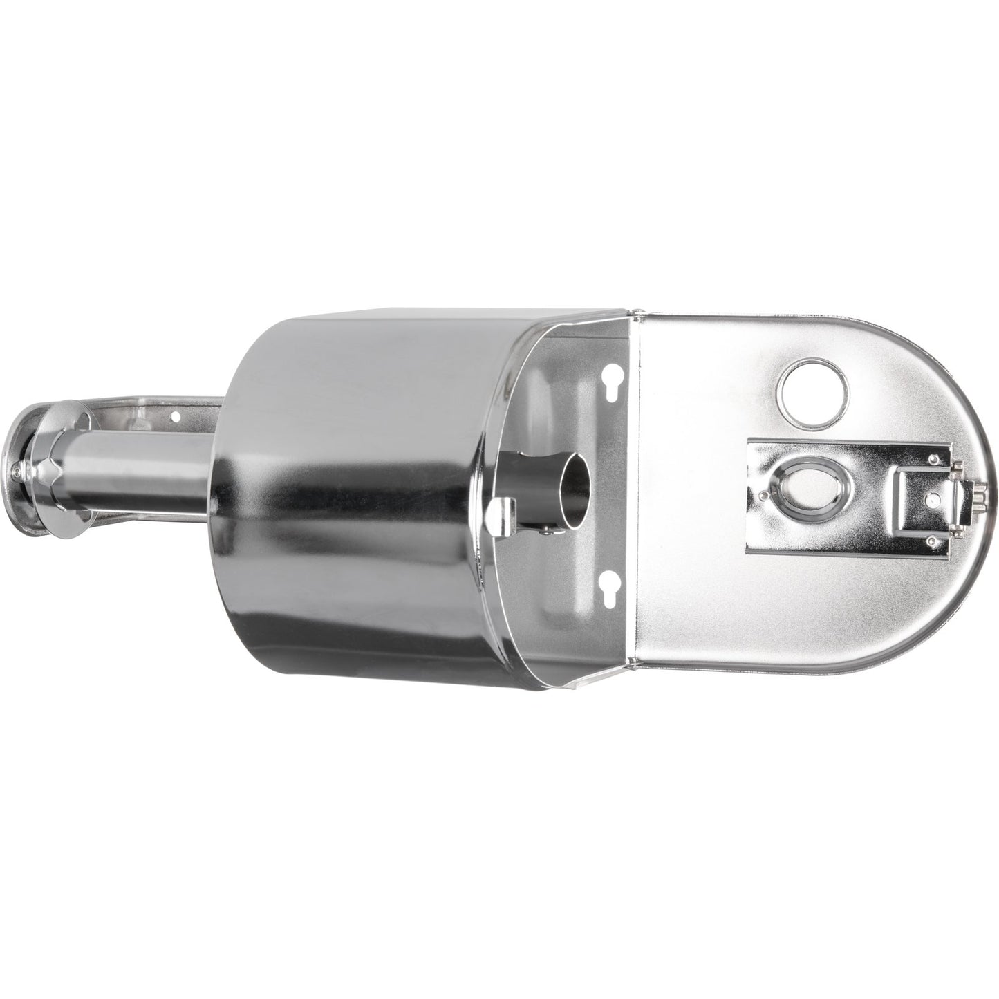 San Jamar R1500XC Chrome Plastic Covered Reserve Roll Tissue Dispenser, 1.5" core