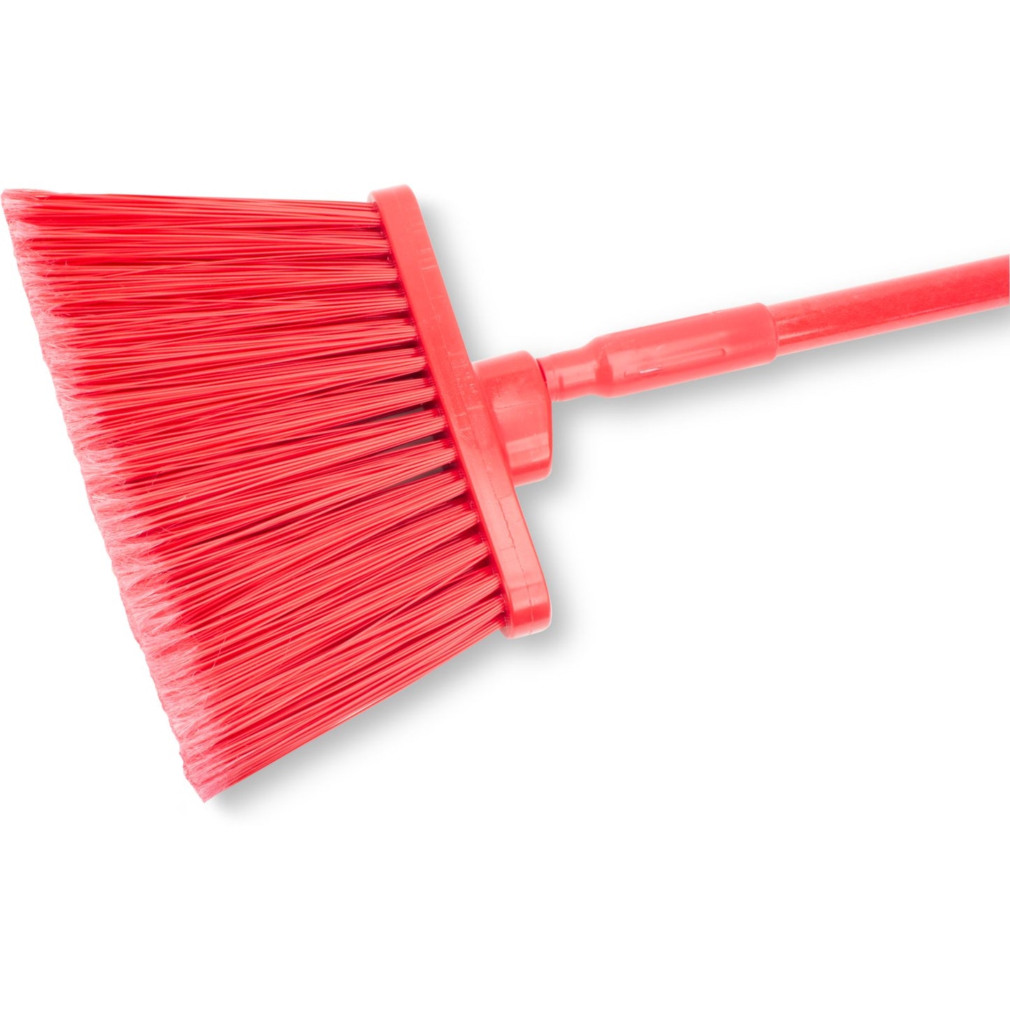 Carlisle 41082EC05 56" Red Color Coded Duo-Sweep Flagged Angle Broom
