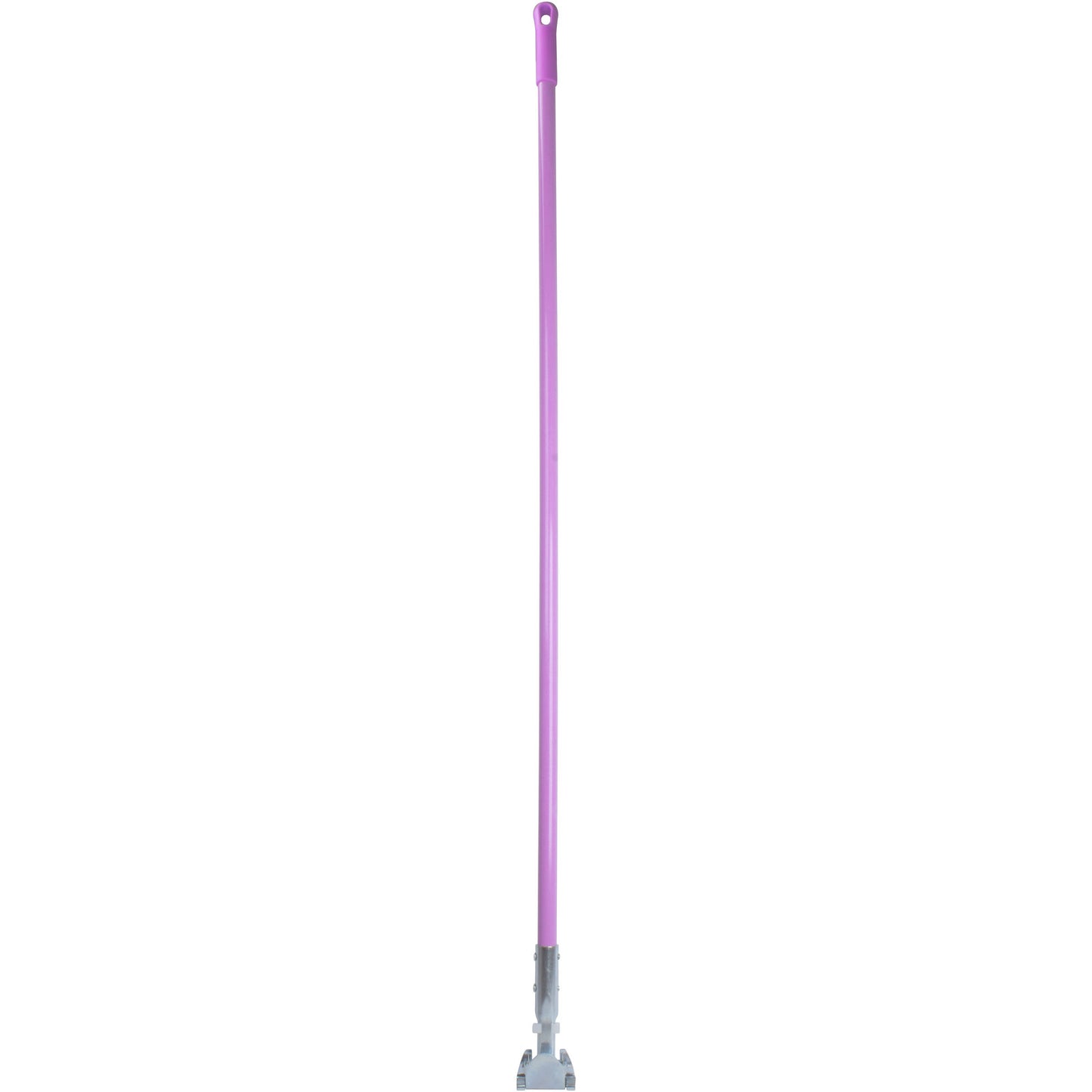 Carlisle 362113EC26 60" Pink Fiberglass Dust Mop Handle with Clip-On Connector
