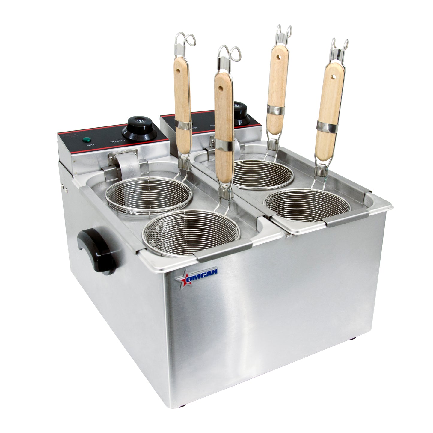 Omcan 43558 4L (x2) Electric Countertop Pasta Cooker