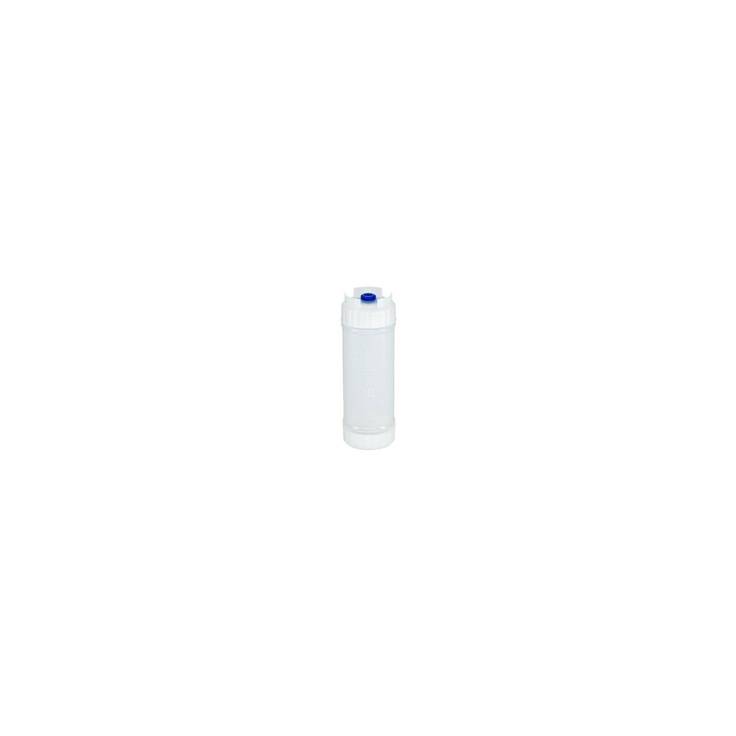 San Jamar 857316L 16 oz Natural Silicone EZ-KLEEN Sauce Bottle - Blue Valve - High Viscosity - 12 pack