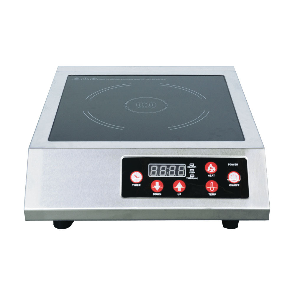 Omcan 44414 3.5kW Stainless Steel Countertop Commercial Induction Cooker