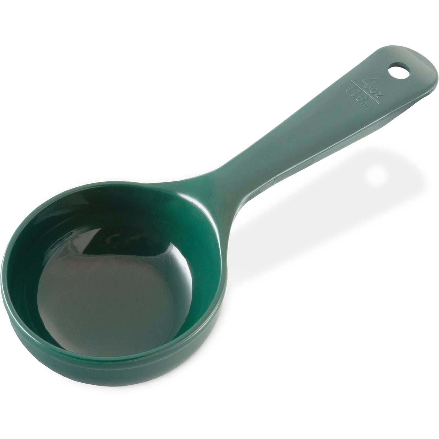 Carlisle 492808 4 oz Forest Green Acetal Measure Miser Solid Short Handle