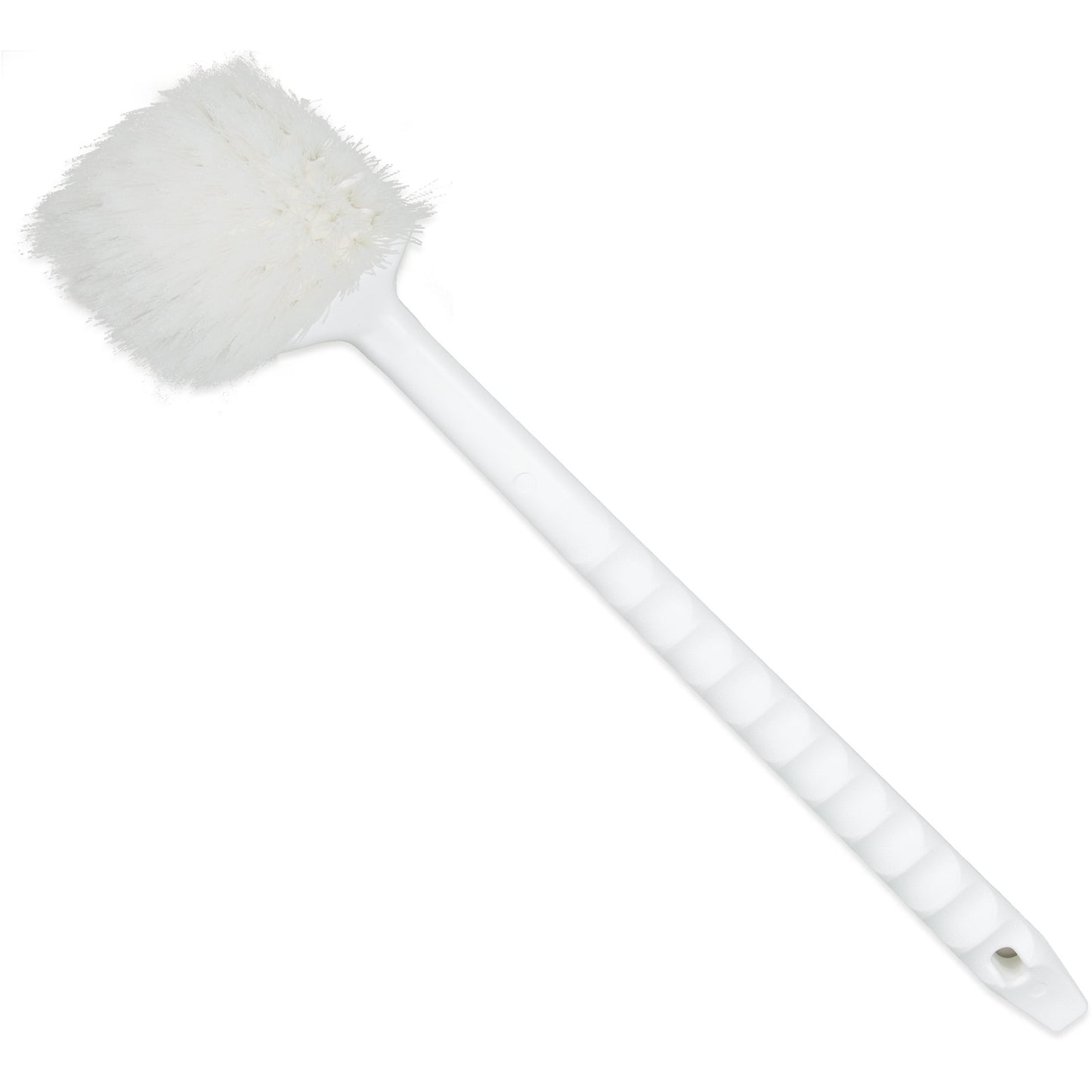 Carlisle 4050000 20" x 3" White Sparta Utility Brush With Medium Stiff Nylon Bristles