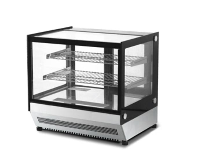 Cardinal CUB67C2S 67" Cube Glass Refrigerated Display Case