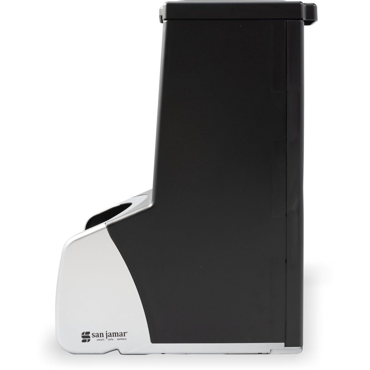 San Jamar MODBFD 10.25" x 13.25" x 18.25" Black Stainless Steel Modular Bulk FIFO Dispenser