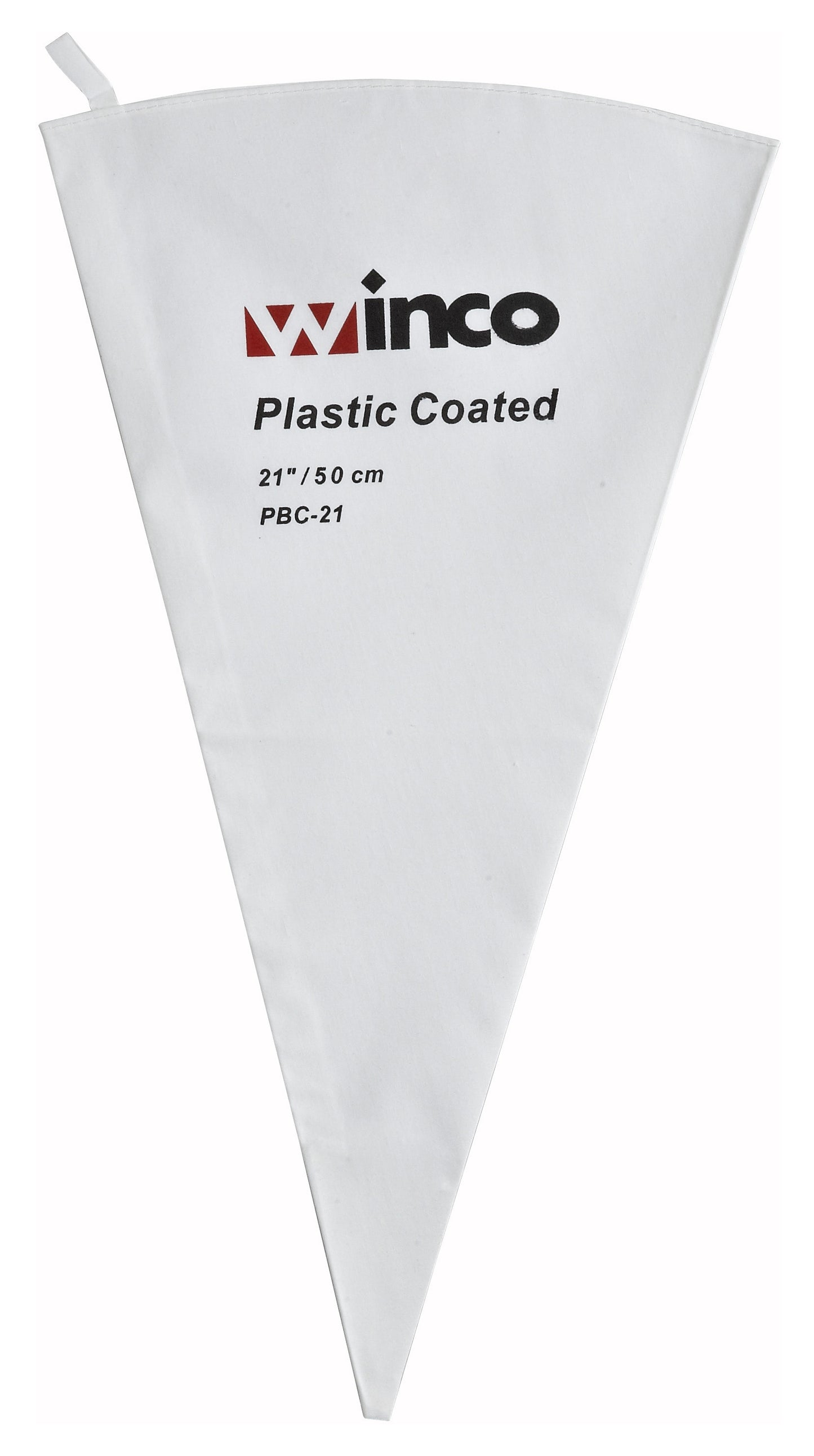 Winco PBC-21 21" Cotton w/ Plastic Coating Pastry Bag