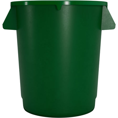Sparta 84101009 10 Gallon Green Round Polyethylene Bronco Waste Bin Trash Container