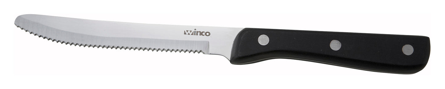 Winco K-80P 5" Triple Riveted Jumbo Steak Knives