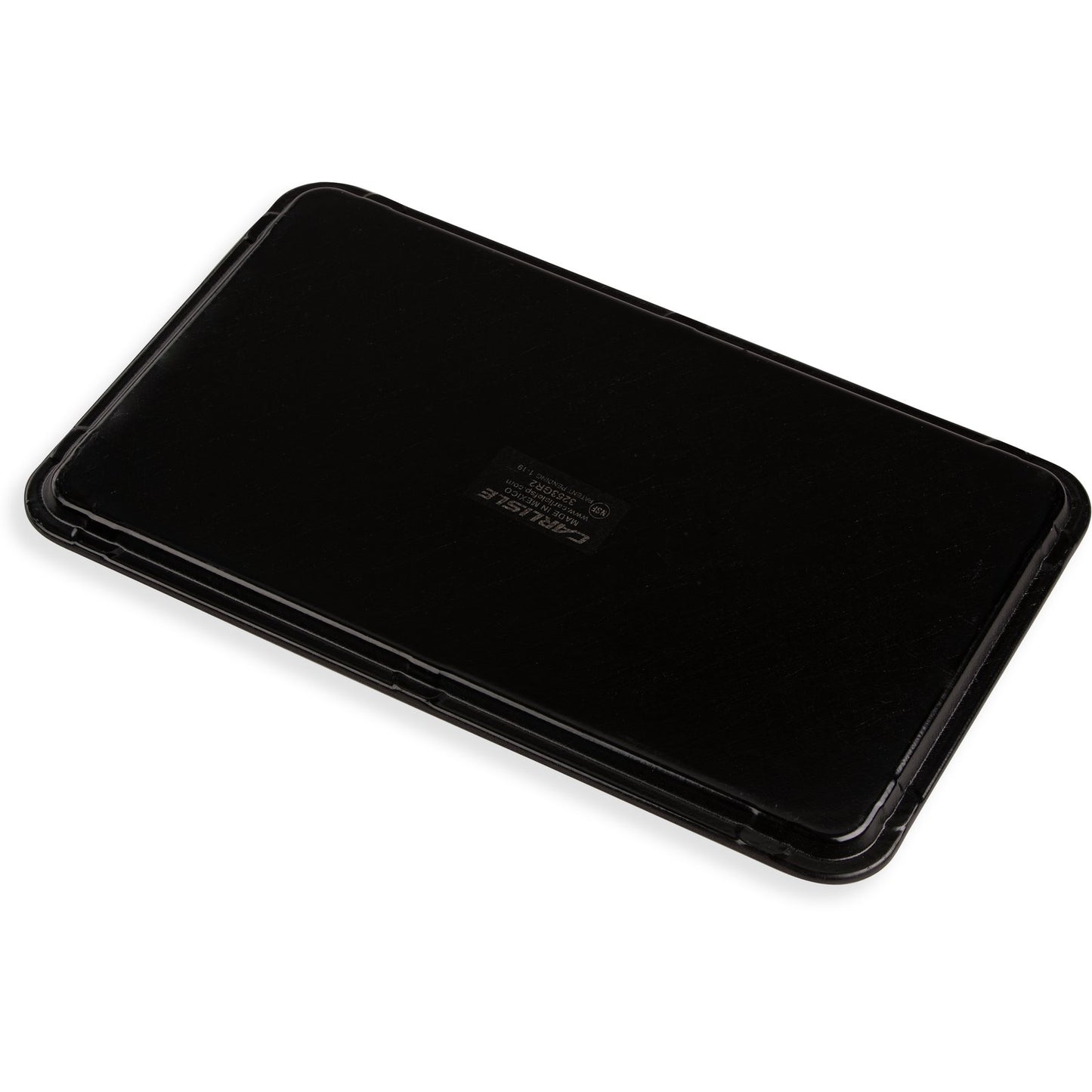Carlisle 3253GR2004 21" x 13" Black Rectangle Griptite 2 Tray