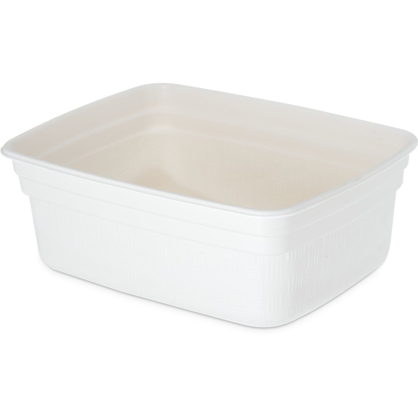 Dinex DXHH20 8 oz. White Rectangular Soup Bowl (1000/cs)