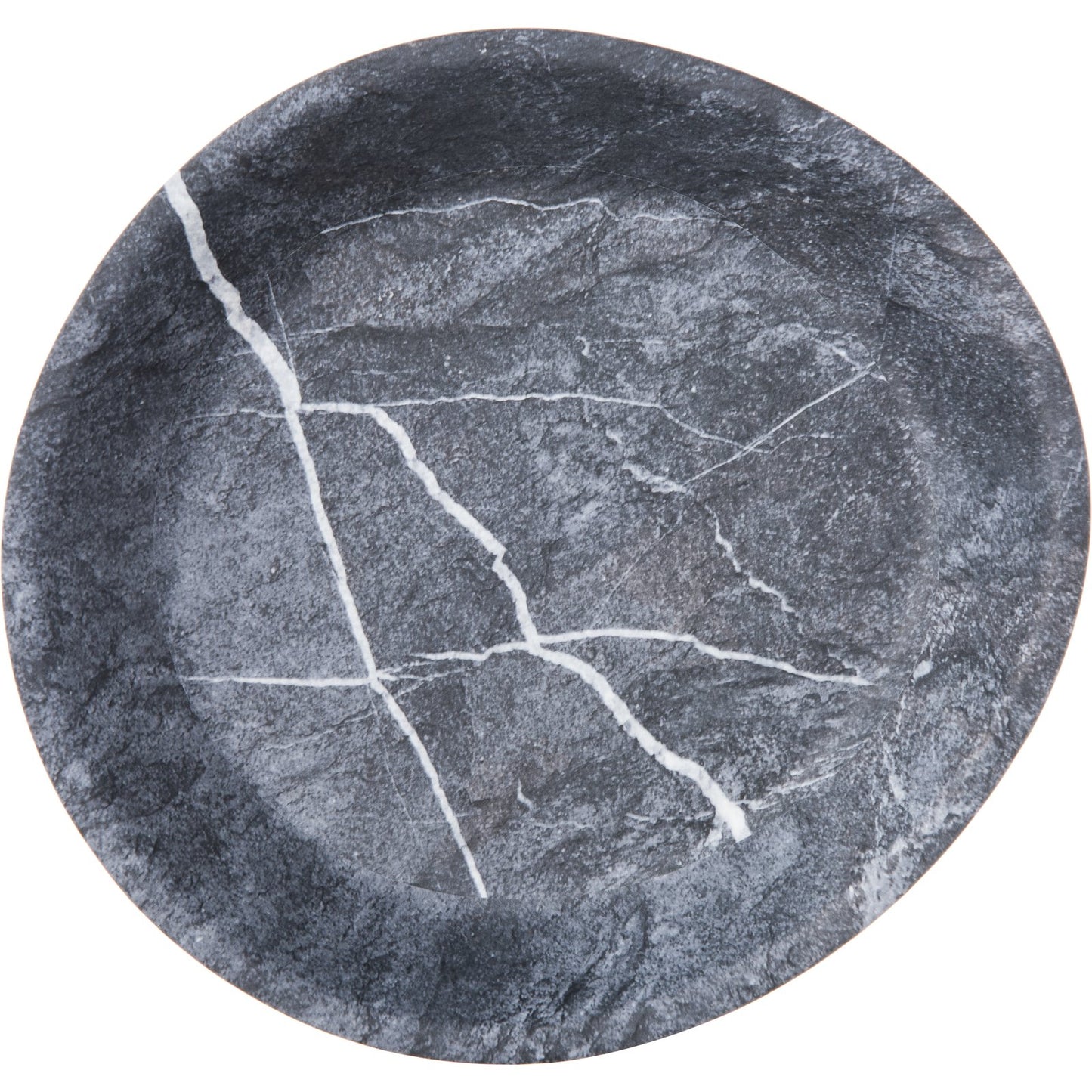 Carlisle 5310172 10" Soapstone Ridge Melamine Coupe Plate