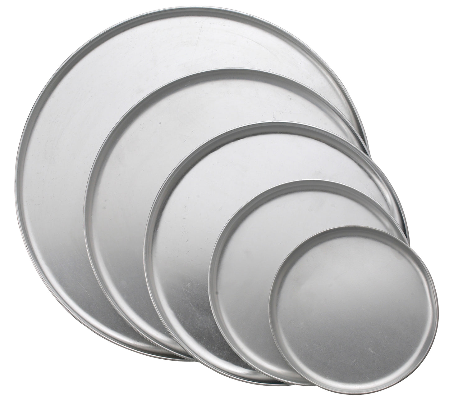 Winco APZC-16 16" Aluminum Coupe Style Pizza Tray