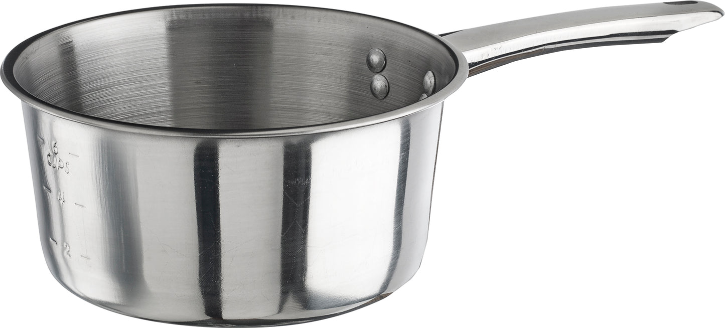 Winco SAP-1.5 1-1/2 Qt. Stainless Steel Sauce Pan, Mirror Finish